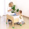 Bolocon Kids Sand & Water Table  Outdoor Sensory Play Table w/Vertical Clear Top Panel for Painting and Suction Cup Toys for Toddlers view 3