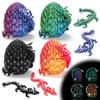 4 Pcs 3D Printed Dragon Glow in The Dark with Eggs, Dinosaur Eggs Fidget Toys for Kids, Birthdays, Christmas, Halloween Decorations Gifts Indoor Outdoor for Girls Boys view 1