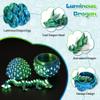4 Pcs 3D Printed Dragon Glow in The Dark with Eggs, Dinosaur Eggs Fidget Toys for Kids, Birthdays, Christmas, Halloween Decorations Gifts Indoor Outdoor for Girls Boys view 4