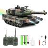 Joysweetoy RC Tank That Shoots - 2.4Ghz Remote Control Army Tank with Smoke, Lights, Sounds, 360 Rotating Turret, Auto Demo, 13 Channel Military Vehicles Model Gift for Boys 6-8 view 1