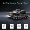 Joysweetoy RC Tank That Shoots - 2.4Ghz Remote Control Army Tank with Smoke, Lights, Sounds, 360 Rotating Turret, Auto Demo, 13 Channel Military Vehicles Model Gift for Boys 6-8 view 3