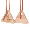 2Pcs Triangle Climbing Hangboard With Rope, Training Finger Grip,Fingerboard Rock Climbing for Outdoor Home view 1