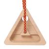 2Pcs Triangle Climbing Hangboard With Rope, Training Finger Grip,Fingerboard Rock Climbing for Outdoor Home view 2
