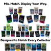 Aunt Lo's Supply Co Custom Card Display Stand for PSA BGS CGC, Toploaders, Sleeves, Slabs, & More | Interchangeable Rocket Themed Pins (Red, 12 Display Stands & Pins) view 4