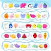 150 Pieces Kawaii Mini Animal Mochi Squishies Toy Party Favors for Kids 8-12 Fufu Bulk Squishy Slow Rising Sensory Fidget Toys for Classroom Prizes Set Christmas Pack Valentine Goodie Bags Easter Eggs view 3