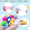 150 Pieces Kawaii Mini Animal Mochi Squishies Toy Party Favors for Kids 8-12 Fufu Bulk Squishy Slow Rising Sensory Fidget Toys for Classroom Prizes Set Christmas Pack Valentine Goodie Bags Easter Eggs view 4