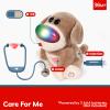 TOP BRIGHT Doctor Kit for Toddlers 3-5, Pretend Play Doctor Set with Costume & Wooden Medical Kit, Dress Up Toys for Kids, Role Play Dog Vet Playset, Christmas Birthday Gifts for Girls Boys 3 4 5 view 4