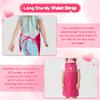 R HORSE Kid Apron and Chef Hat Set 2Pcs Adjustable Pink Children Kitchen Apron, Dress up Role Play Chef Toy Funny Cooking Baking Painting and Training Kits for Kids Birthday Holiday Gift view 4