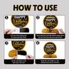 12 Pcs Birthday Table Decorations Glitter Black and Gold Birthday Decorations Honeycomb Centerpieces for Table Decor Girls Boys Women Men Party Supplies view 3