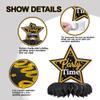 12 Pcs Birthday Table Decorations Glitter Black and Gold Birthday Decorations Honeycomb Centerpieces for Table Decor Girls Boys Women Men Party Supplies view 4
