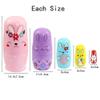Konrisa Pink Rabbits Nesting Dolls Matryoshka Russian Nesting Dolls Wooden Figure Dolls Party Supplies Home Decoration view 3