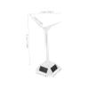 LIOOBO Solar Powered Miniature Plastic Windmill Model with Detachable Rotating Stand Elegant DIY Desktop Decor for Home Office Classroom Science Kits Easy Assembly Material view 2