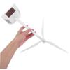 LIOOBO Solar Powered Miniature Plastic Windmill Model with Detachable Rotating Stand Elegant DIY Desktop Decor for Home Office Classroom Science Kits Easy Assembly Material view 4