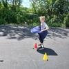 Giant Stretchy Granny Pants Yard Game - Hula Hoop Fun with Bouncy Balls & Marker Cones - Perfect for Outdoor Birthday Parties & Family Reunions view 3