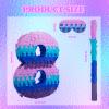 Number 8 Pinata with Stick Blindfold Confetti, Video Game Pinata, Video Game Themed Birthday Party Decorations Supplies for Game Enthusiast view 2