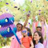 Number 8 Pinata with Stick Blindfold Confetti, Video Game Pinata, Video Game Themed Birthday Party Decorations Supplies for Game Enthusiast view 4