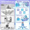Princess Castle Magnetic Tiles Building Toys Set for Kids Ages 3-5 4-8, STEM Magnetic Blocks with 2 Dolls, Educational Sensory Magnetic Toys Gifts for Toddler Boys Girls Learning Classroom view 3