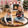 DULONIME Train Set for Toddlers 3-4, Electrical Trains with Track, Light, Sound, Christmas Train Sets for Around The Tree, Christmas Birthday Gifts for Kids Boys Girls 3-8 Years Old view 2