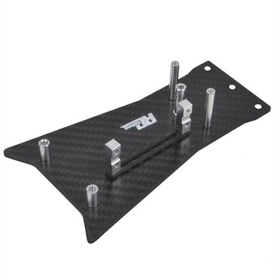 Carbon Lower Chassis Low CG for Traxxas Drag Slash Mustang C10 Slash Modified Upgrades