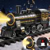 DULONIME Train Set for Toddlers 3-4, Electrical Trains with Track, Light, Sound and Scene, Christmas Train Sets for Around The Tree, Christmas Birthday Gifts for Kids Boys Girls 3-8 Years Old view 3