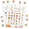 DRWJPAT Fall Bingo Game, Cozy Autumn Party Games for Adults, Fall Harvest Bingo Game Cards for Large Group Family Friends Activities, Thanksgiving Holiday Party Decor Supplies, 01 view 1