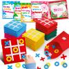 24 Pack Valentines Day Gifts for Kids School Classroom - Tic Tac Toe Game with Funny Valentine's Day Exchange Cards for Toddler Boys Girls Classmates Valentine Party Favors Prizes Boxes Treat Bulk view 1