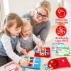 24 Pack Valentines Day Gifts for Kids School Classroom - Tic Tac Toe Game with Funny Valentine's Day Exchange Cards for Toddler Boys Girls Classmates Valentine Party Favors Prizes Boxes Treat Bulk view 4