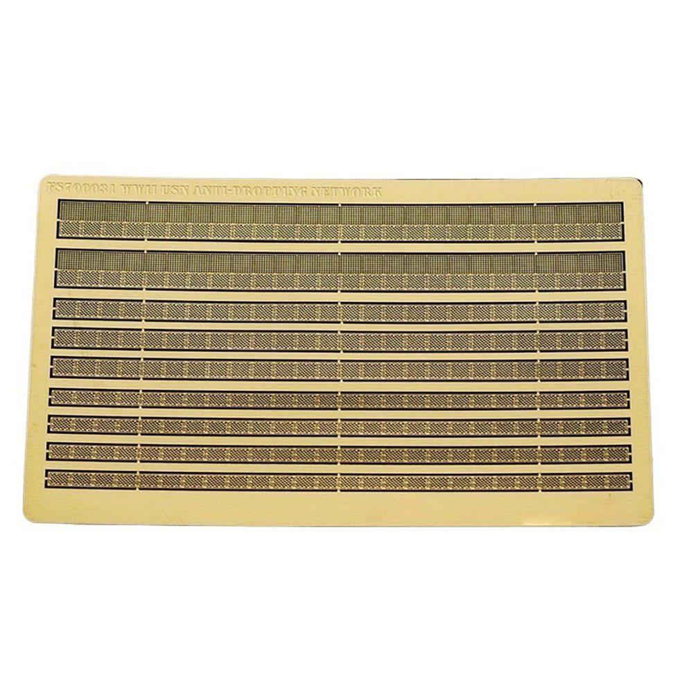 1/700 Scale WWII US Navy Safety Net Set Precision Photo-Etched Brass Parts for Ship Model Hobbyists