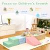 Climbing Toys for Toddlers , Toddler Climbing Toys Indoor, 5-Piece Foam Climbing Blocks with Ball Pit (Balls not Included),Soft Play Set,Toddler Climber Indoor Foam Play Gym for Climbing Crawling view 4
