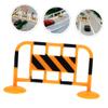 GARIOUANS 12pcs Miniature Traffic Barrier Roadblocks Realistic Traffic Sign Barricade Decoration for Construction Model view 3