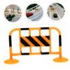 COOPHYA 12pcs Miniature Traffic Fence Sturdy Simulation Road Barricades Bright Orange Mini Stop Signs for Role Play and Model Traffic Scenes view 4