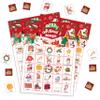DRWJPAT Christmas Bingo Game, Merry Christmas Party Games for Adults, Xmas Bingo Game Cards for Large Group Family Friends Activities, Winter Holiday Party Decor Supplies, 07 view 1