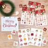 DRWJPAT Christmas Bingo Game, Merry Christmas Party Games for Adults, Xmas Bingo Game Cards for Large Group Family Friends Activities, Winter Holiday Party Decor Supplies, 07 view 3