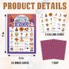 Halloween Bingo Game, Happy Halloween Party Games for Adults, Sweet Or Treat Bingo Game Cards for Large Group Family Friends Activities, Fall Pumpkin Holiday Party Decor Supplies, 05 view 2