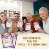 Halloween Bingo Game, Happy Halloween Party Games for Adults, Sweet Or Treat Bingo Game Cards for Large Group Family Friends Activities, Fall Pumpkin Holiday Party Decor Supplies, 05 view 4