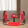 TTETTZ Child Ride on Toys Roller Sit Skate Active Play Keep Balance Develop Motor Skill Hand Crank Mini Trike (No Electricity), Red view 2