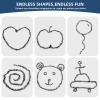 550pcs Black Adults GiftsFidget Toys,DeskFidgets Toys for Office Stress/Anxiety Relief , Fidget Toys Adults view 3