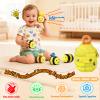 wahaczon Baby Toys - Soft Beehive with 5 Sensory Bees Crinkle, Rattle, Squeaker, Mirror Portable Sensory Toys Montessori Bee Toy for Toddlers, Boy Girl Birthday Christmas Gift view 4