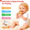 Baby Toys for Baby Infant 0-3-6-12 Months, Soft Beehive Toddlers Busy Toys with 5 Sensory Plush Bees - Bells, Crinkle, Rattles, Mirror & Textures, Stuffed Animals for Boy, Girl Christmas Birthday Gift view 2