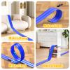Flex Race Track 16 Ft with Start Gate Accessories Compatible with Diecast 1/64th Cars, Flexible Car Track Toys for Ages 3+ Kids Toddlers Roll Out Portable Racetrack (Blue) view 4