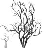 Kisangel 3pcs Plastic Antler Headdress, DIY Coral Branch, Halloween Decoration Accessories, Black, 14. 17 X 6. 69 X 3. 93 Inch view 1