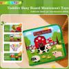 LLTDBTAF Toddler Busy Board Montessori Toys,Sensy Board for Learning Fine Motor Skills,Preschool Educational Learning Toys for Toddlers, Busy Books Toys for Travel,Birthday Gift for Girls Boys view 2