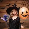BESPORTBLE 1pc Halloween Witch Broom Prop, Purple Plastic Witch Broomstick for Halloween Party, Cosplay Accessory, 29. 92 Inch view 3
