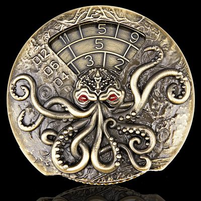 7-in-1 DND Dice Unique Rotating D&D Dice, Cool Rotating Metal Dice Set, D4 D6 D8 D10 D12 D20 D10% Dragon Dice Set, MTG RPG Role Playing Game Cthulhu Roulette Dice