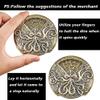 7-in-1 DND Dice Unique Rotating D&D Dice, Cool Rotating Metal Dice Set, D4 D6 D8 D10 D12 D20 D10% Dragon Dice Set, MTG RPG Role Playing Game Cthulhu Roulette Dice view 3
