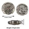 7-in-1 DND Dice Unique Rotating D&D Dice, Cool Rotating Metal Dice Set, D4 D6 D8 D10 D12 D20 D10% Dragon Dice Set, MTG RPG Role Playing Game Cthulhu Roulette Dice view 4