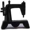 12/1 Mini Lovely Alloy Sewing Machine Model Dollhouse Miniature Accessories Decoration Home Decor - Black view 3