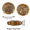 7-in-1 DND Dice Unique Rotating D&D Dice, Cool Rotating Metal Dice Set, D4 D6 D8 D10 D12 D20 D10% Dragon Dice Set, MTG RPG Role Playing Game Cthulhu Roulette Dice view 4