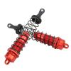 2Pcs RC 140mm Oil Filled Adjustable Shock Absorber Damper for TRAXXAS SLASH 2WD 1/8 RC Car (Red) view 2