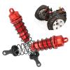 2Pcs RC 140mm Oil Filled Adjustable Shock Absorber Damper for TRAXXAS SLASH 2WD 1/8 RC Car (Red) view 4